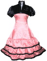 Baby Pink Lolitta Gothic Steampunk Princess Dress 