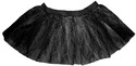 Black black flower lace mini petticoat tutu skirt 