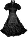 Black Lolitta Gothic Steampunk Dress Party 60s 70s