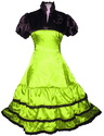 Green Lolitta Gothic Steampunk Dress Rave Cyber Da