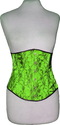 Green lace underbust corset Steel Busk ( Punk Cybe