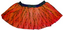 Orange Black Flower Lace Tutu Skirt Petticoat Pett