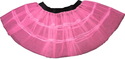 Baby Pink V Stripe Petticoat Tutu Skirt double Lay