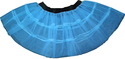 Blue Plain V Stripe Petticoat Tutu Skirt double La