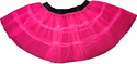 UV NEON Hot Pink Plain V Stripe Petticoat Tutu Ski