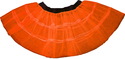 UV NEON Orange V Stripe Petticoat Tutu Skirt doubl