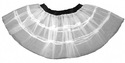 UV NEON White Plain V Stripe Petticoat Tutu Skirt 