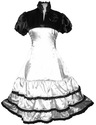 White Lolitta Gothic Steampunk Princess Dress Part