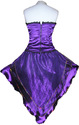 Purple Corset mini Dress Designer Evening Cocktail