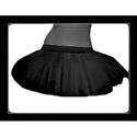 Black Basic Style Mini Tutu Skirt Petticoat Hallow