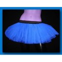 Blue Basic Style Mini Tutu Skirt Petticoat Hallowe