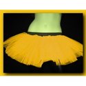 Yellow Basic Style Mini Tutu Petticoat Skirt Hallo
