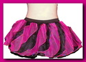 Neon UV hot pink mini tutu skirt twister petticoat