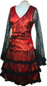 Red mini Lace designer dress