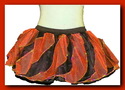 Neon UV Orange mini tutu skirt twister petticoat S