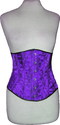 Purple lace underbust corset Steel Busk ( Gothic G