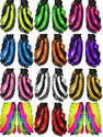 Neon UV Orange Black Twister tutu legwarmers leg w