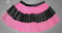 Baby Pink V Stripe Petticoat Tutu Skirt double Lay