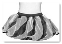Neon UV white black mini tutu skirt twister pettic