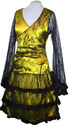 Yellow mini Lace designer dress