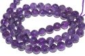 6mm Natural Faceted Amethyst Round Loose Beads