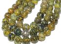 8mm Faceted Fire Agate Gemstone Loose Beads