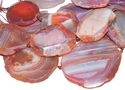 Freesize Fire Faceted Agate Slab Gemstone Loose Be