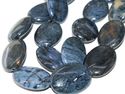 25mm Natural Blue Dumortierite Oval Gemstone Loose