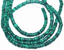 4mm Green Malachite Heishi Roundel Gemstone мал