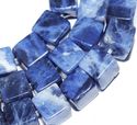 6mm Natural Sodalite Cube Gemstone Loose Beads