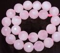 14mm Rose Quartz Round Faceted gemstone Loose bead