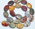  18mm Natural picasso Jasper Oval Gemstone Loose B