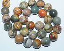  10mm Natural picasso Jasper Round Gemstone Loose 