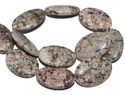 32mm Fossil Shell Oval Gemstone Loose Beads