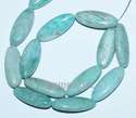 30mm Oval Amazonite Gemstone Loose Beads