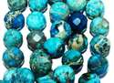 11mm Turquoise Turquesa Faceted African Diaspro Be