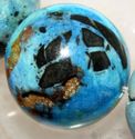 20mm Blue cloud Round Ball Gemstone Loose Beads