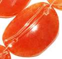 18mm Natural Advanturine Orange Petal Gem Loose Be