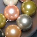 18mm Round Perla Shell Pearl Loose Beads