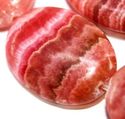 20mm Flat Oval Red Rhodochrosite Gemstome Loose Be