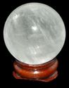 32mm Snow Healing Crystal Sphere Ball Set