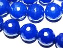10mm Faceted Blue Jade Round Giada Granos Loose Be