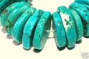 17mm Blue Freedom Turquoise Gemstone Loose Beads