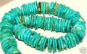 17mm Blue Freedom Turquoise Gemstone Loose Beads