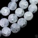  8mm Natural Crystal Matt Gemstone Beads