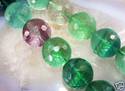 20mm Fluorite Round Faceted Фторит Gemstone 