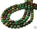 8mm Natural Green Jasper Gemstone Loose Beads 