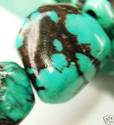 Freeform Nugget Natural Turquoise Variegated Loose