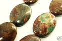 35mm Natural Rainbow Oval Jasper Gemstone Loose Be