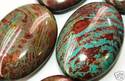 35mm Natural Rainbow Oval Jasper Gemstone Loose Be